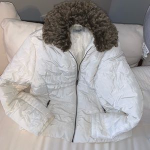white puffer jacket